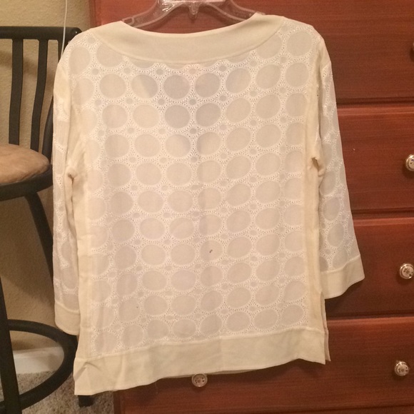 Tory Burch 100% silk tunic top size 2...like new! - Picture 2 of 2